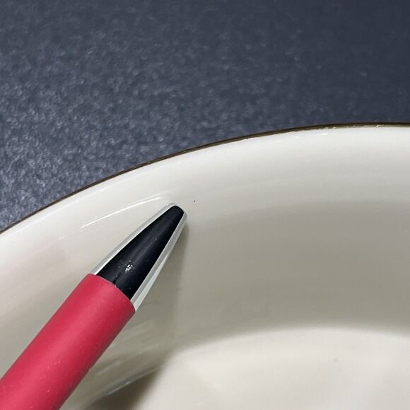 Lenox Royal Peony 9” Round Vegetable Serving Bowl Rust Flowers On Blue Band Rare - Picture 7 of 8